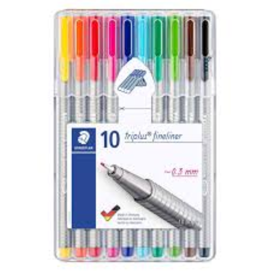 Staedtler Triplus PM bullet tip GN BX=10pcs ST-3552-5